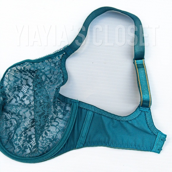 Empreinte 30E Allure 07205 Seamless Lace Underwire T-Shirt Bra in Jade/Green - Picture 14 of 16